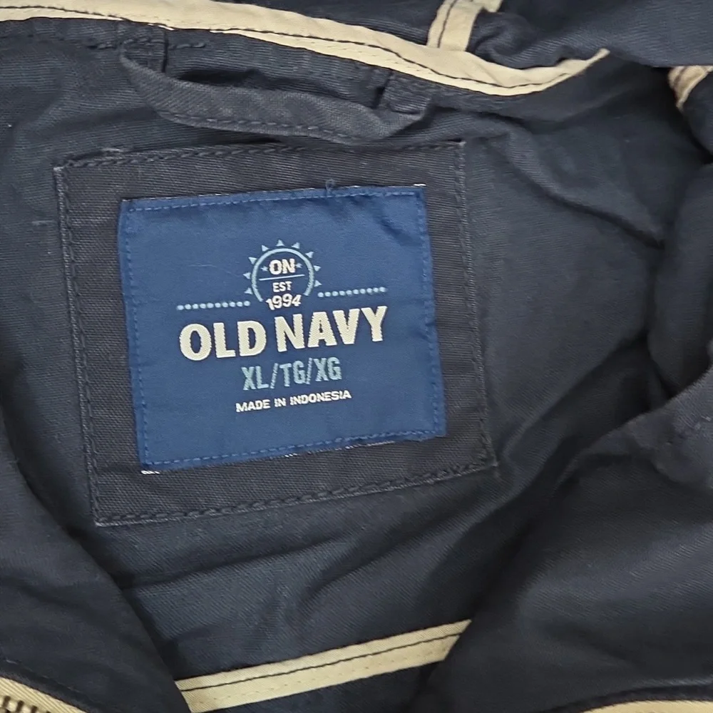 Old Navy Men's XL Navy Blue Hooded Jacket 💙2for$30